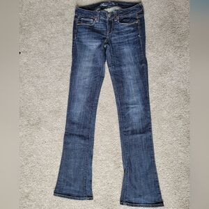 American Eagle Skinny Kick Jeans- Size 4 Long